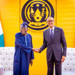 President Tinubu with President Kigame in Kigali Rwanda