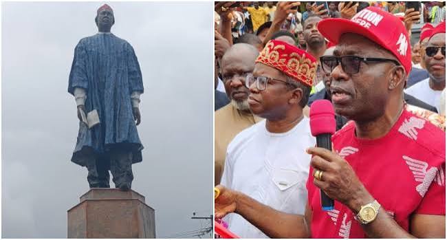 BREAKING NEWS: Governor SOLUDO Unveils Chinua Achebe Statue…