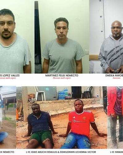 Nigeria Charges 10, Including 3 Mexicans, Following Record&hellip;