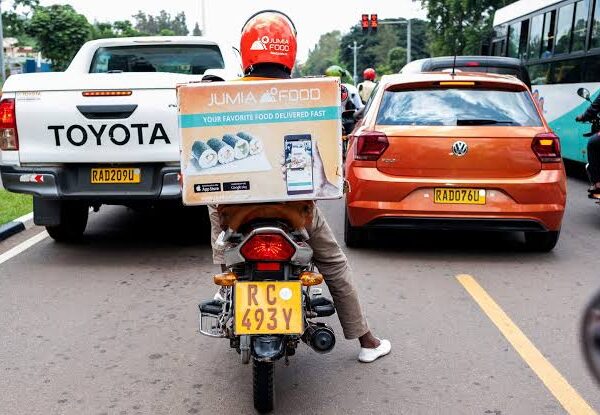 Jumia courier navigating city traffic—logistics remains both Jumia's core strength and biggest cost center.. Source: Quartz