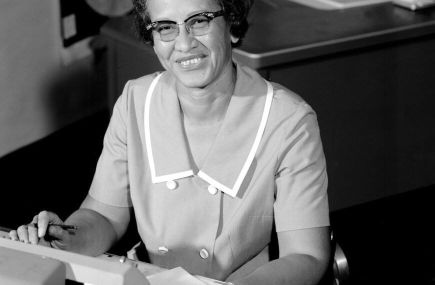 Katherine Johnson at NASA's Langley Research Center. Source: HUM Images / HUM Images/Universal Images Group via Getty Images