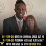 SCAMMED FOR A VISA? 68-Year-Old British Gran Left in Tears as 31-Year-Old Nigerian Husband Disappears After Arriving in the UK