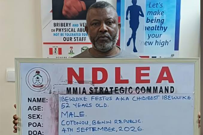 NDLEA Arrests Fugitive Drug Kingpin Linked to Record…
